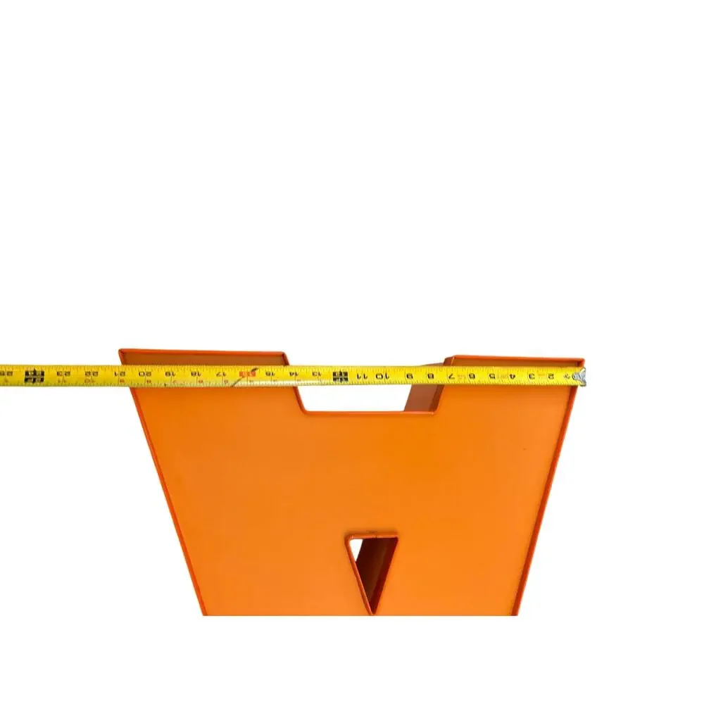 Commercial Channel Letter A Storefront Sign 22” SSC Lighted Orange salvaged